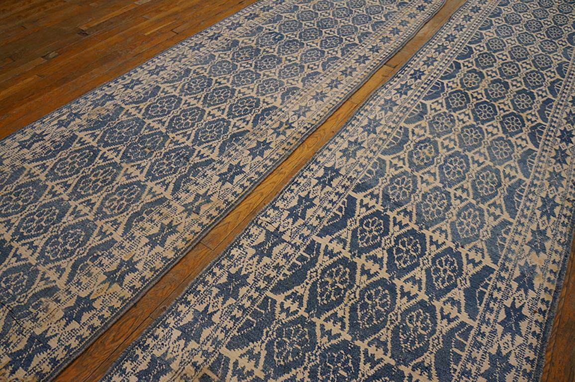 Antiker Agra-Baumwoll-Teppich, Paar im Zustand „Gut“ im Angebot in New York, NY