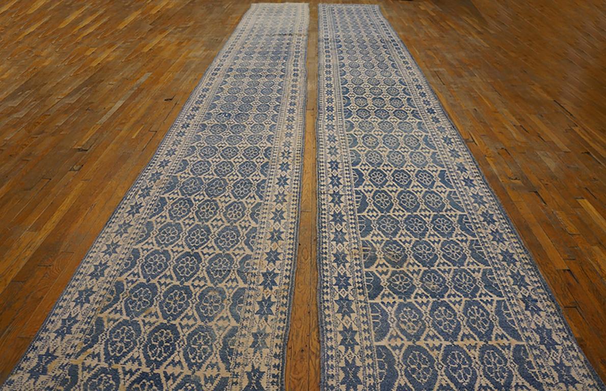Antiker Agra-Baumwoll-Teppich, Paar (Baumwolle) im Angebot