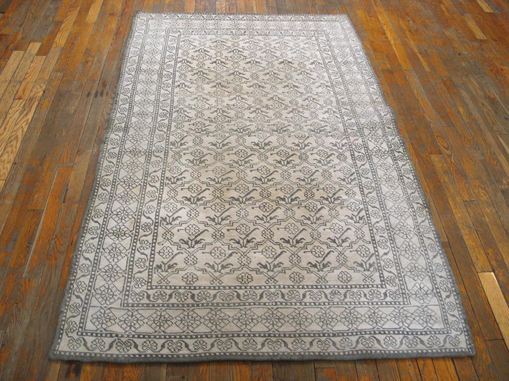 Antique Agra cotton rug 4' 0