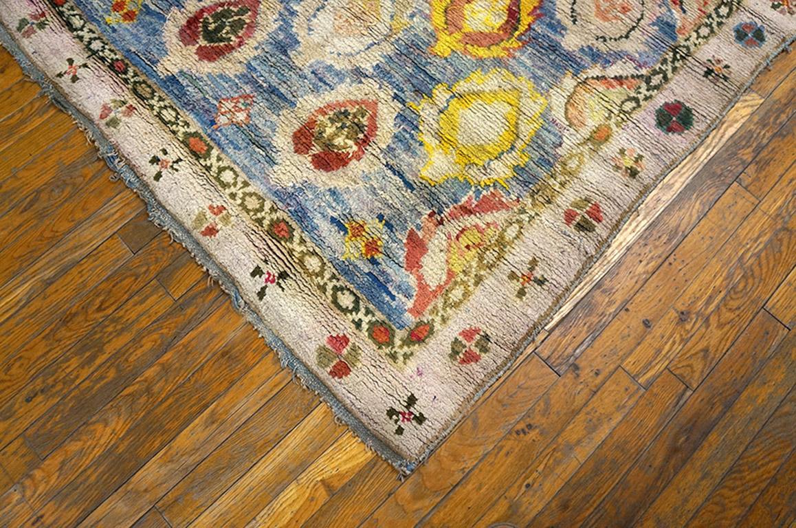 Early 20th Century Cotton Agra Carpet ( 4'2