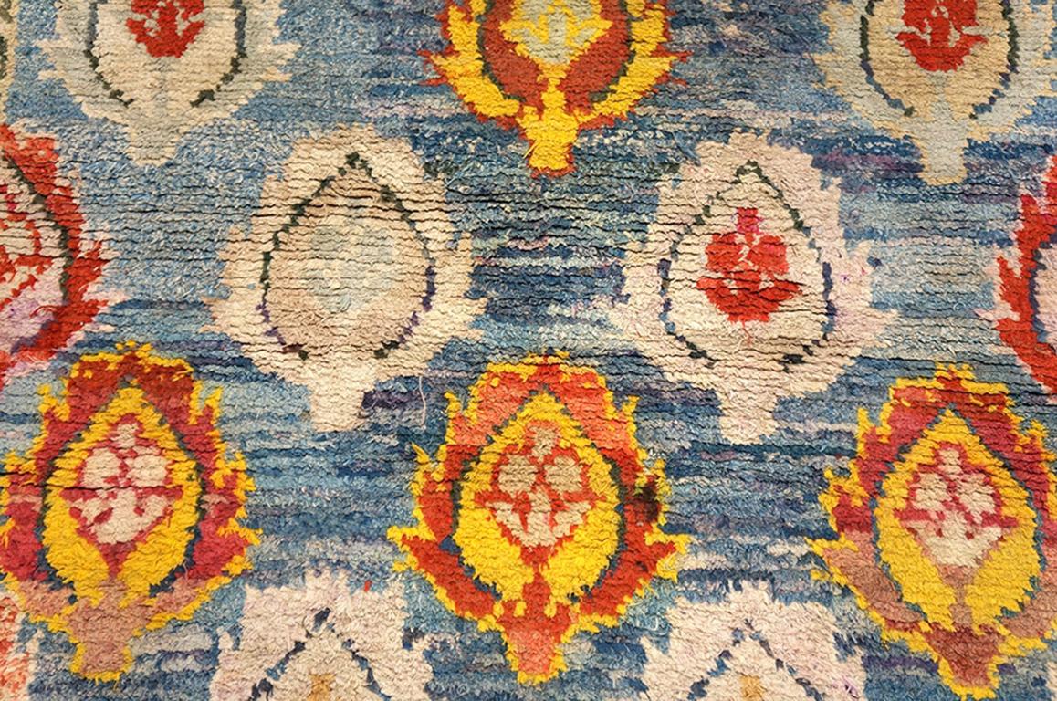 Early 20th Century Cotton Agra Carpet ( 4'2