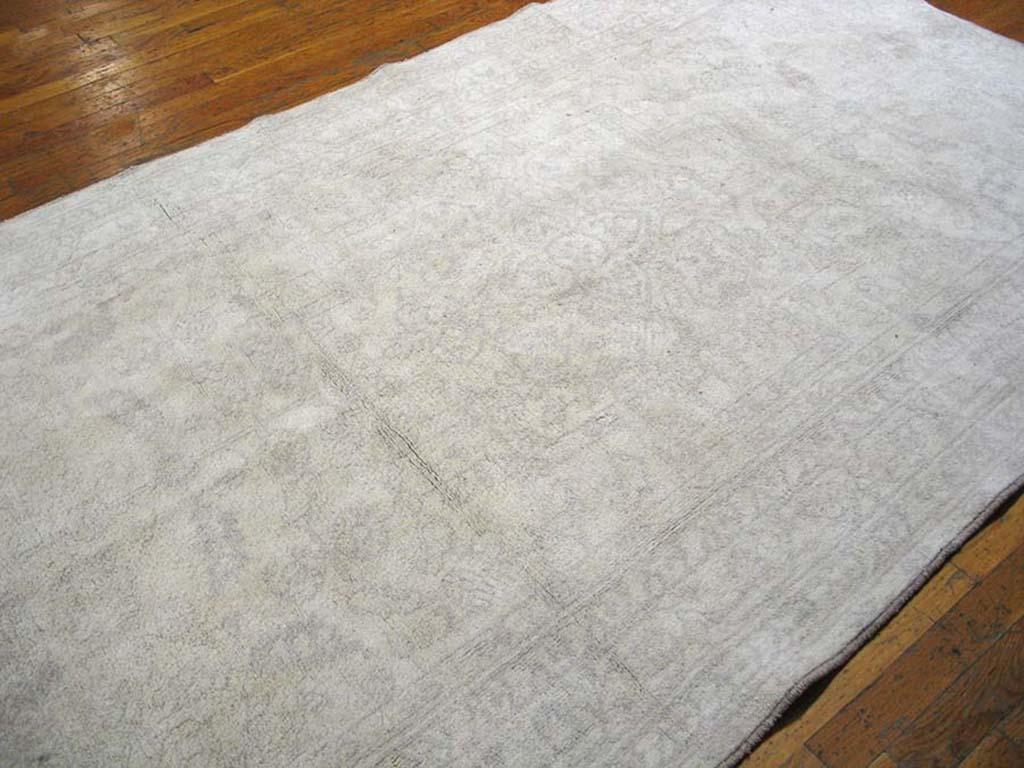 Antique Agra cotton rug, measures: 4' 6