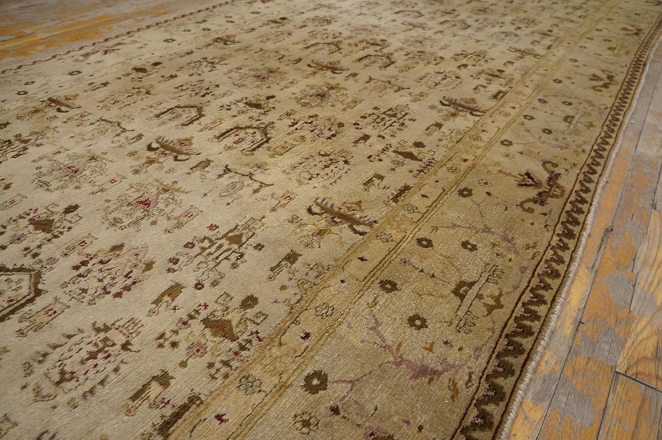 Antique Agra Indian Rug 4' 8