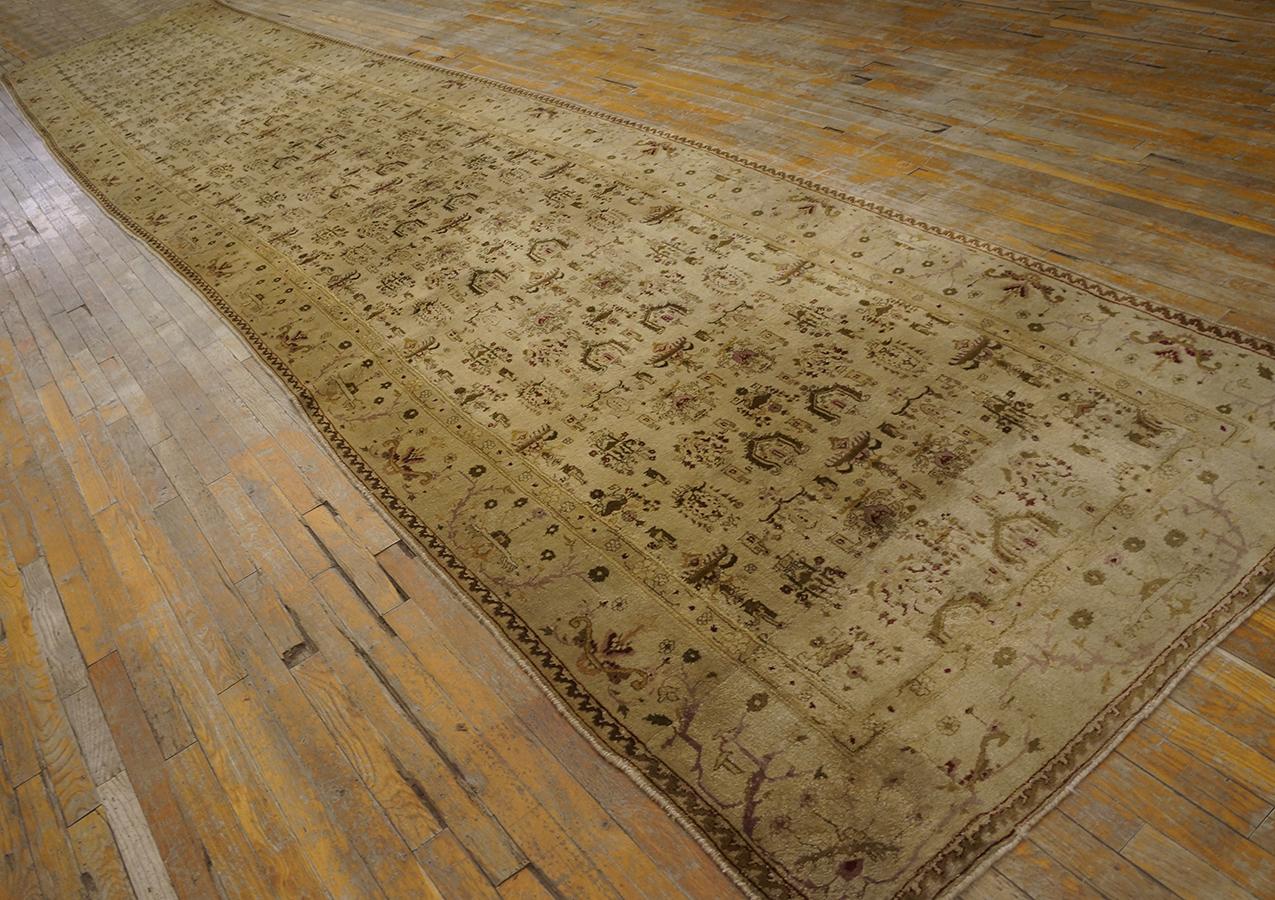 Hand-Knotted Antique Agra Indian Rug 4' 8