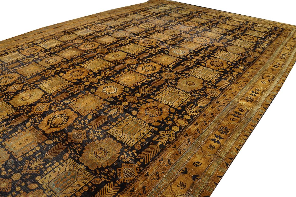Late 19th Century Indian Agra Carpet ( 12' x 21'8