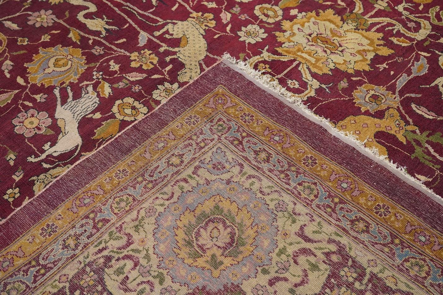 Antiker Agra-Teppich 12'0'' x 16'6'' im Angebot 4