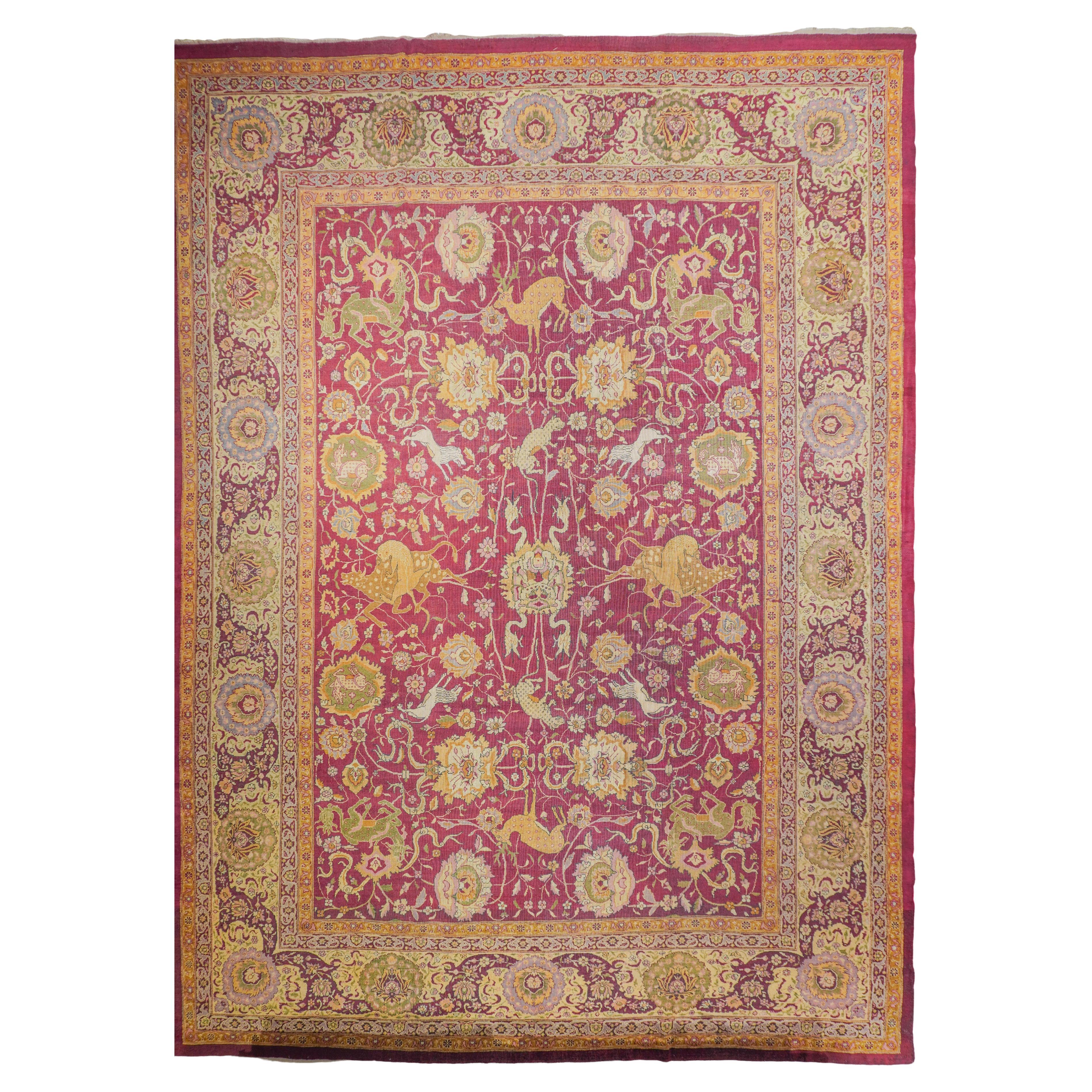 Antique Agra Rug 12'0'' x 16'6''