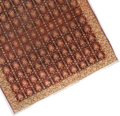 Tappeto antico quadrato Agra, 1880 circa 18' x 18'8
