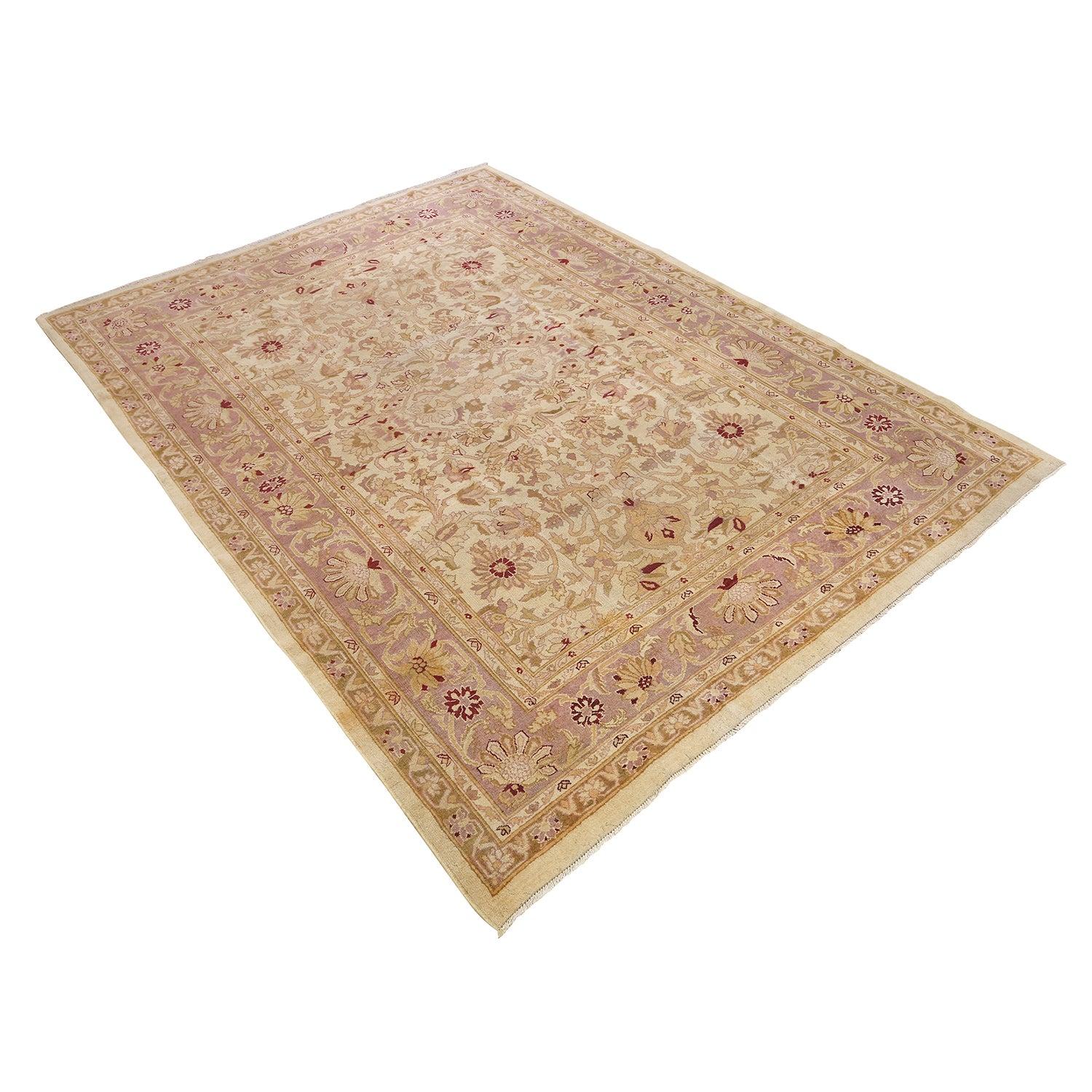Indien Tapis Agra ancien - Taille : 10'10 x 8' en vente