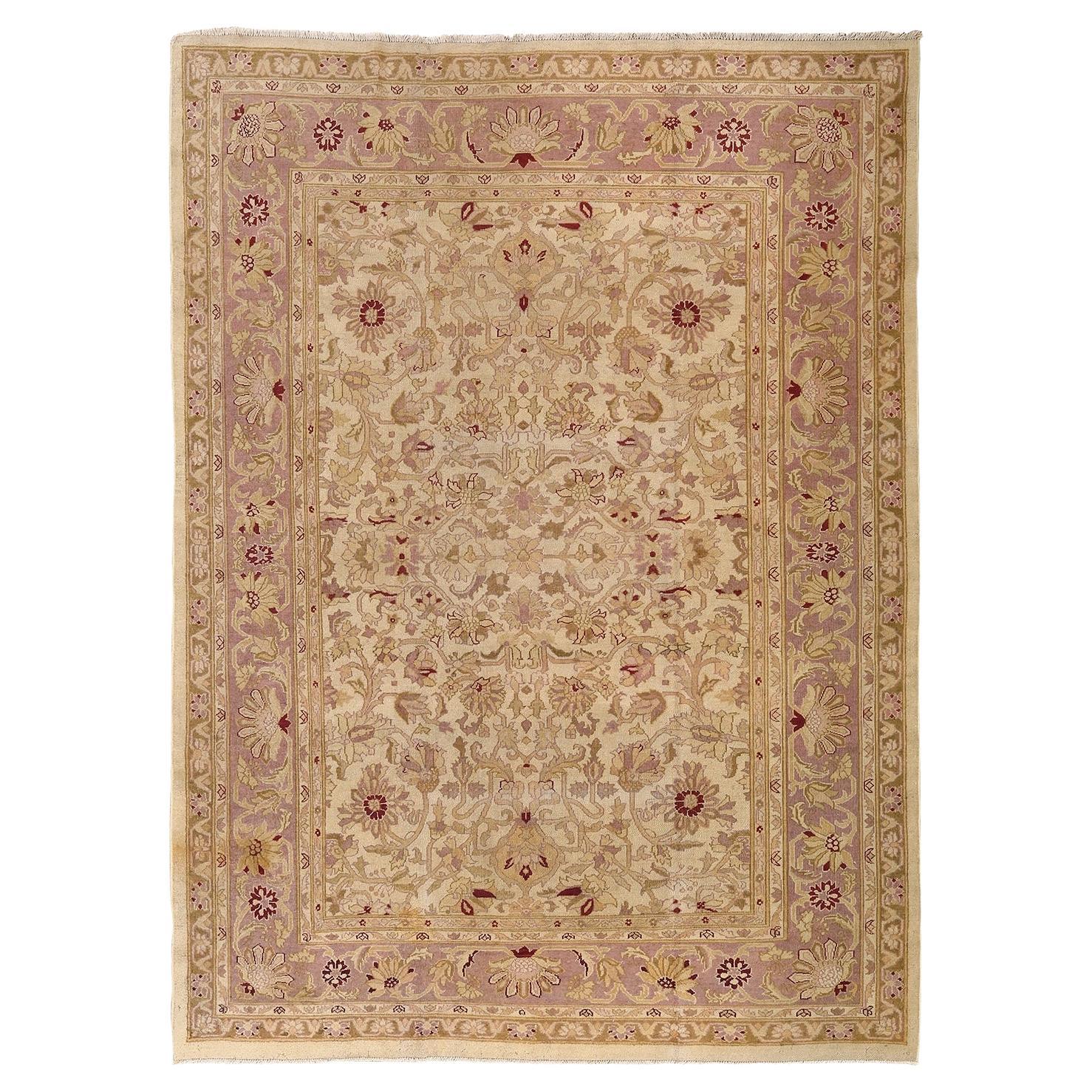 Antique Agra Rug - Size: 10'10 x 8'