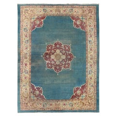 Antique Agra Rug - Size: 11'10 X 9'