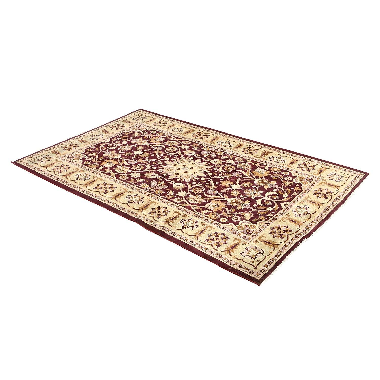 Hand-Knotted Antique Agra Rug - Size: 11'2 X 7'2 For Sale