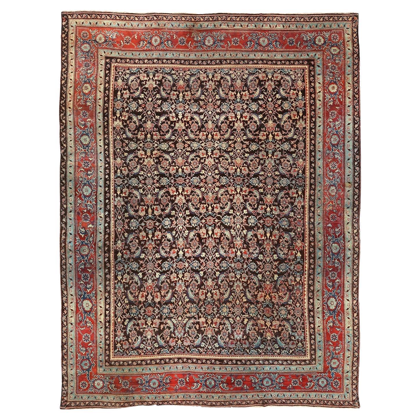 Antique Agra Rug - Size: 11'5 X 8'10