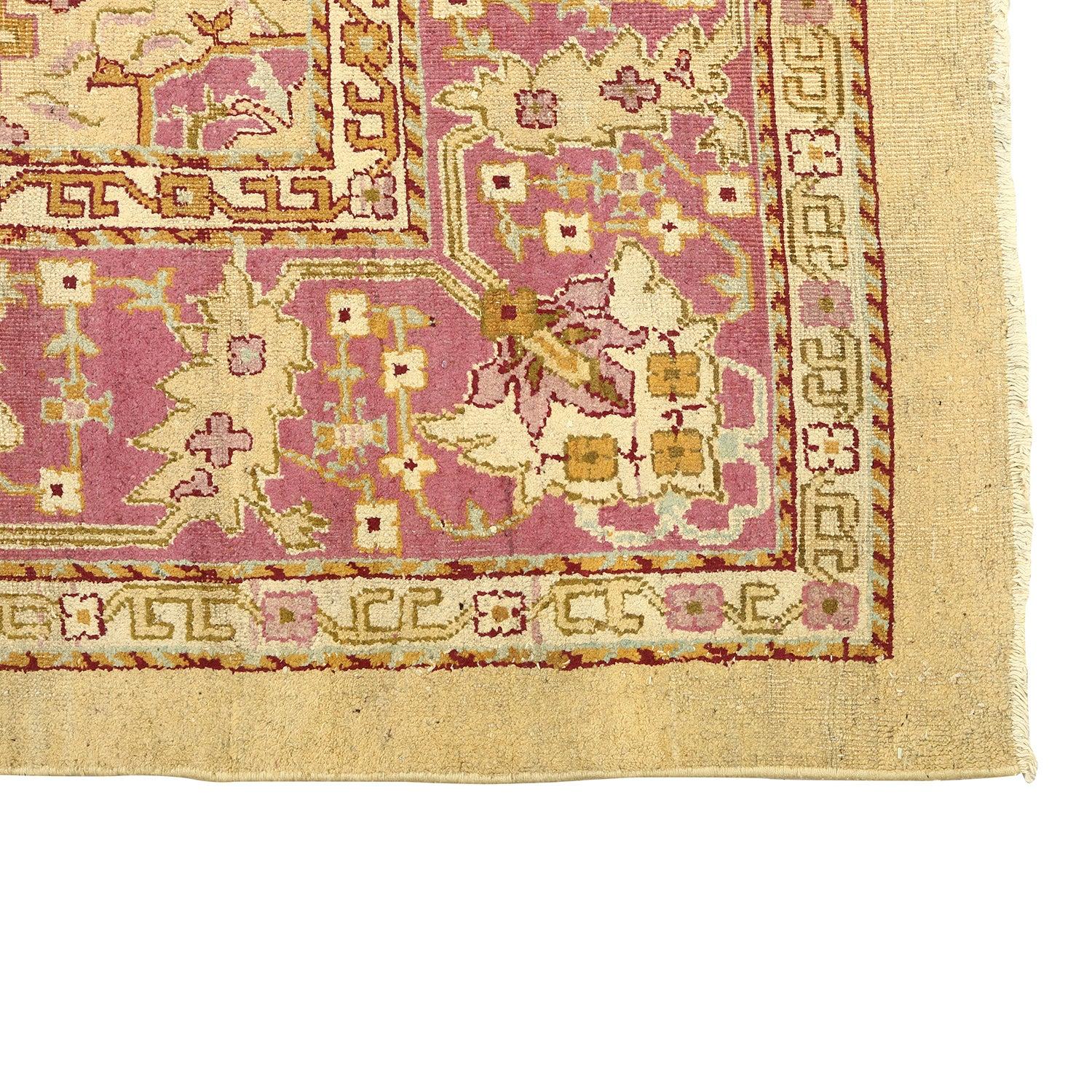 Annodato a mano Tappeto Agra antico - Dimensioni: 12'11 X 9' in vendita