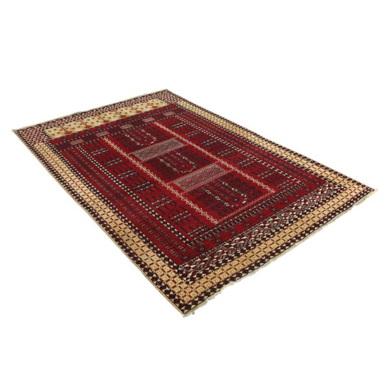 Indiano Tappeto antico Agra - Dimensioni: 6'10x4'7 in vendita