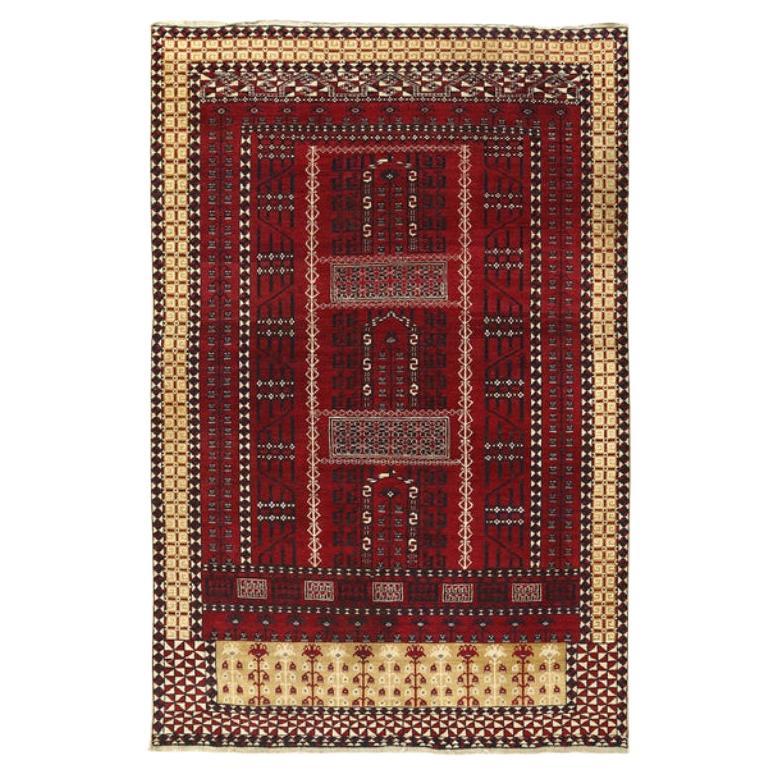 Antique Agra Rug - Size: 6'10x4'7