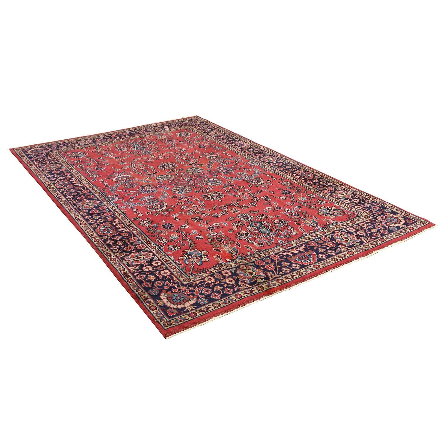 Indien Tapis Agra ancien - Taille : 9'0x5'11 en vente