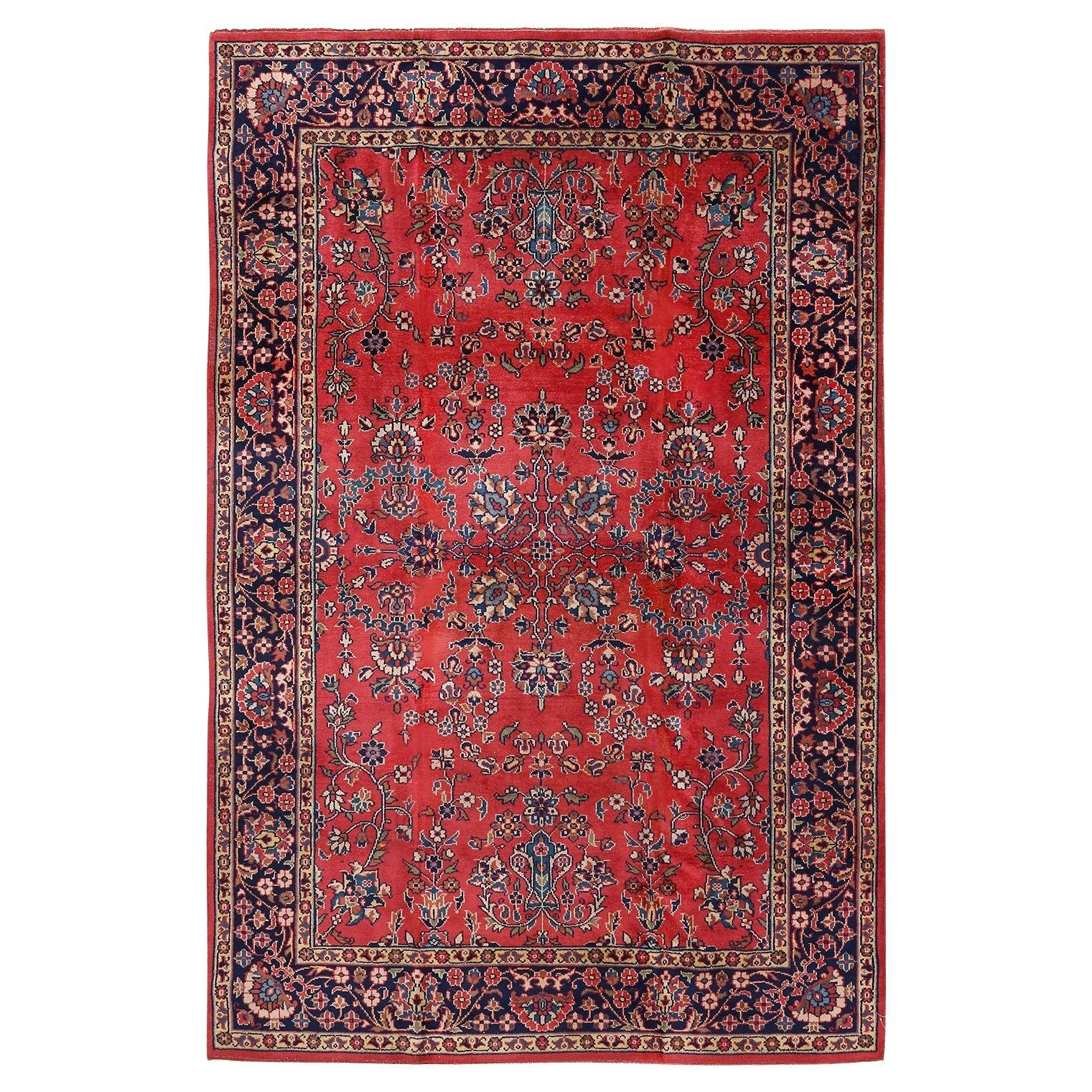Antique Agra Rug - Size: 9'0x5'11