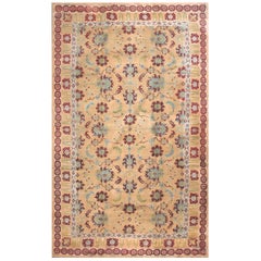 Vintage Early 20th Century N. Indian Cotton Agra Carpet ( 8'6" x 14'6" - 260 x 442 )