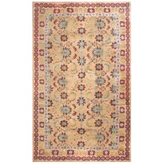 Tapis en coton Agra du début du 20e siècle ( 8'6" x 14'6" - 260 x 442 )