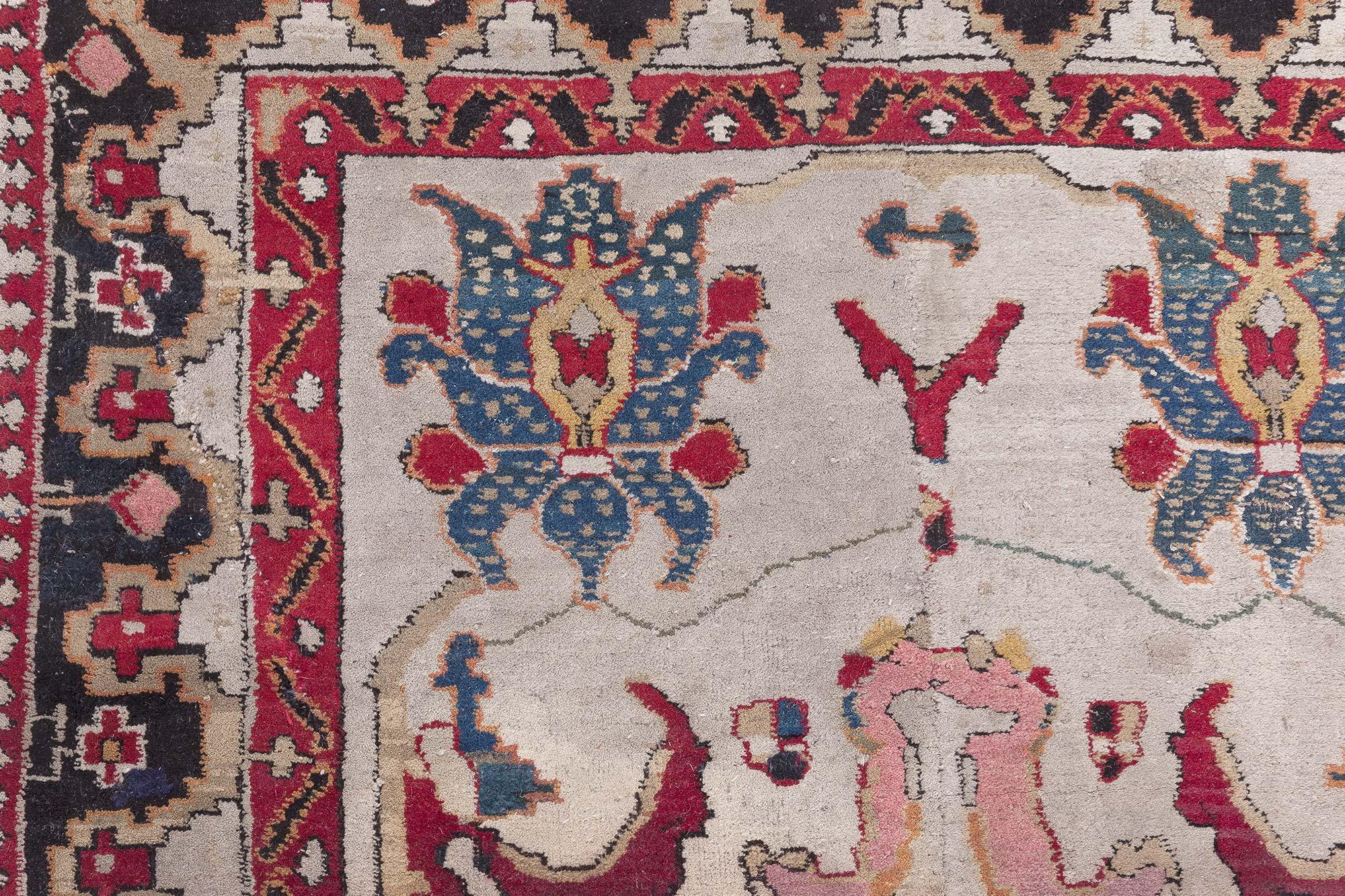 Antikes Agra-Läuferfragment (Größe verstellbar) Doris Leslie Blau (20. Jahrhundert) im Angebot