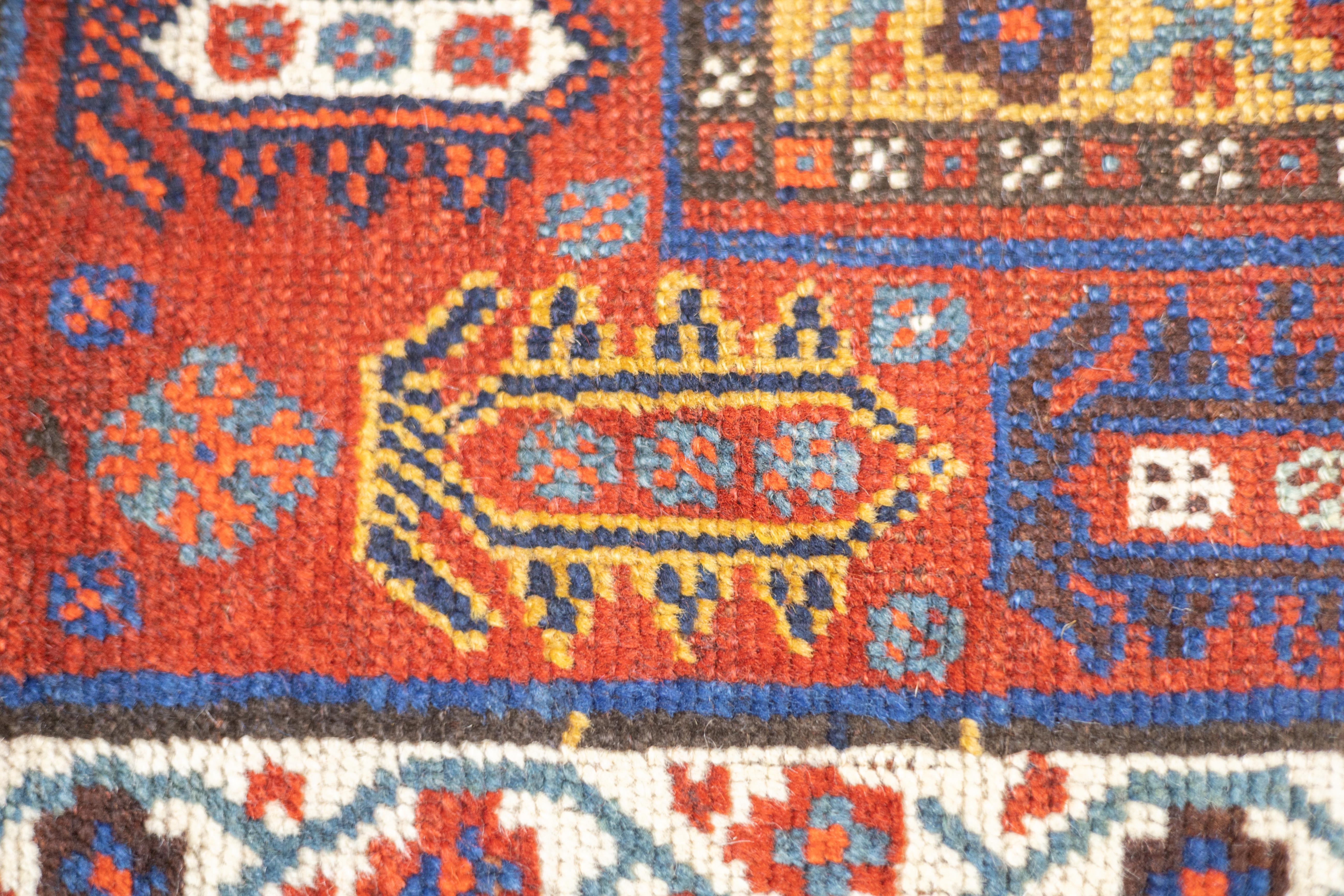 Antique Akstafa Rug 3’7