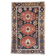 Antique Akstafa Rug 3’7" x 5’7"