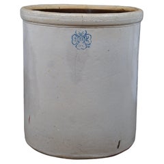 Antique Alabama Miller Pottery 10 Gallon Salt Glaze Stoneware Crock
