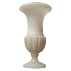 Used Alabaster Urn Table Lamp