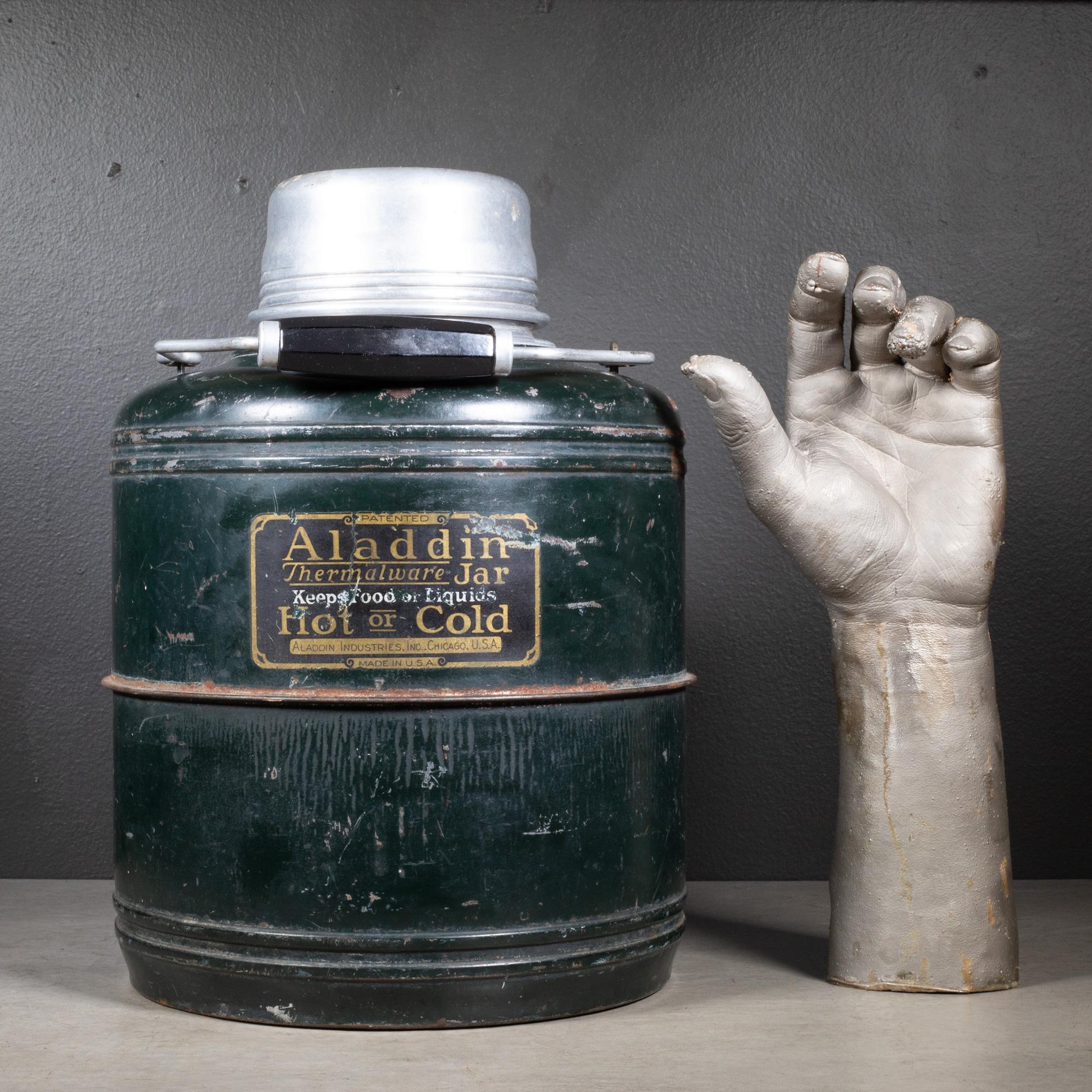 Antigua jarra termo caliente o fría Aladdin Thermoware c.1920 en venta 3