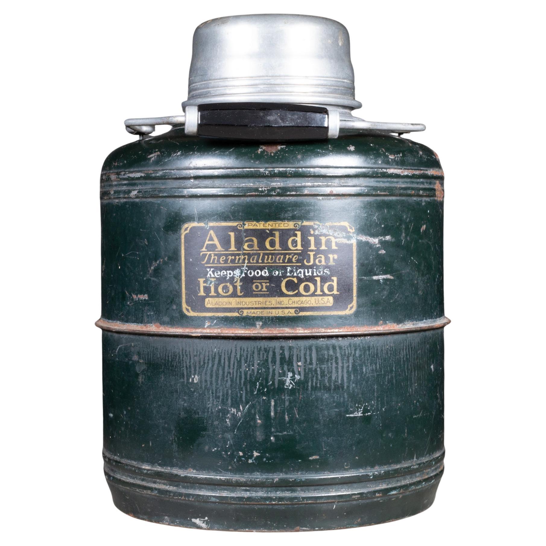 Antigua jarra termo caliente o fría Aladdin Thermoware c.1920 en venta
