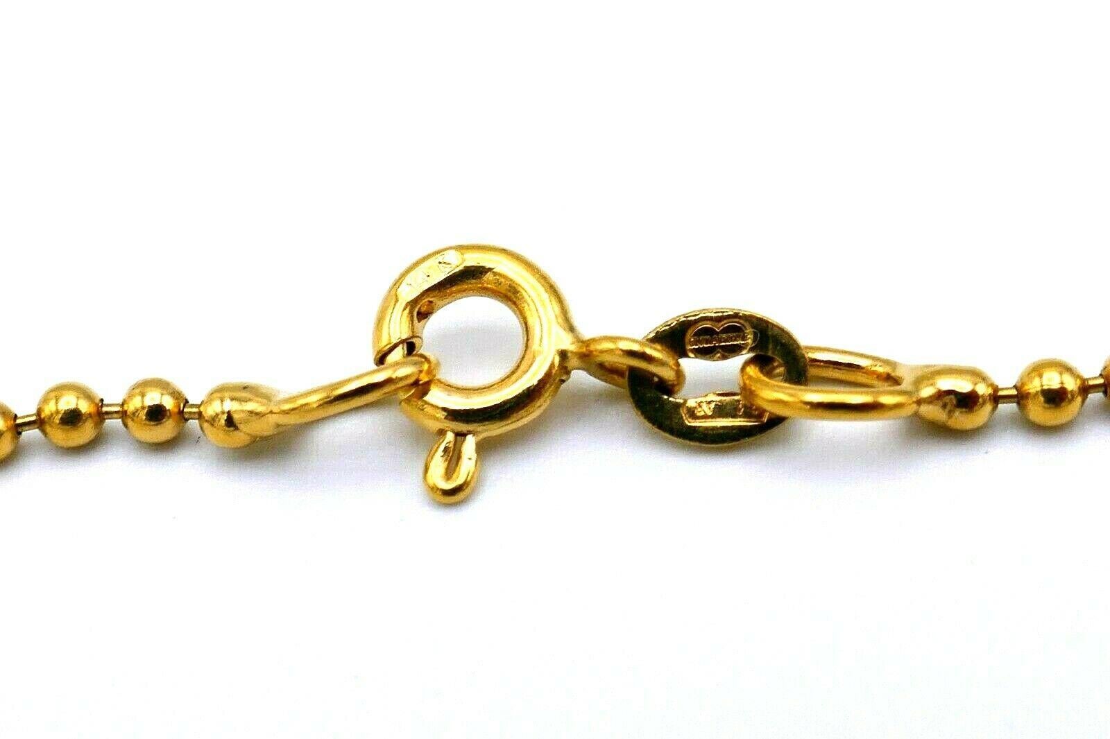 Women's or Men's Antique Alaskan 14k Yellow Gold Horn Medham Crescent Necklace For Sale
