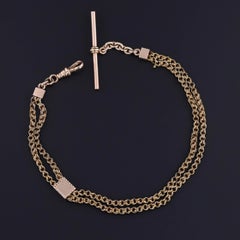 Antique Albert Watch Chain of 9ct Gold