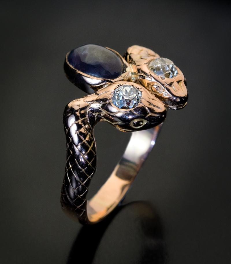 antique alexandrite ring