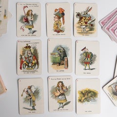 Antique Alice In Wonderland Playing Cards Game By Thomas De La Rue & Co