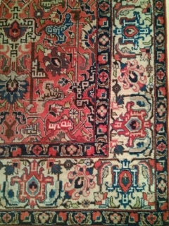 Tappeto Tabriz antico con motivo botanico all-over