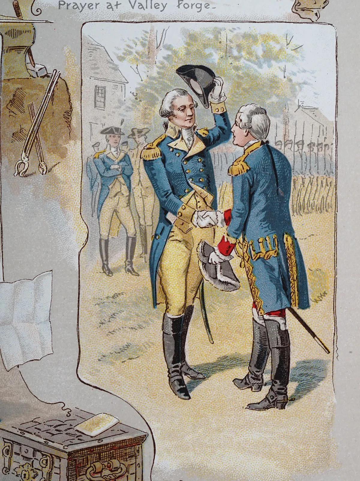 Antique Allen Ginter George Washington print album In Good Condition For Sale In Long Island City, NY