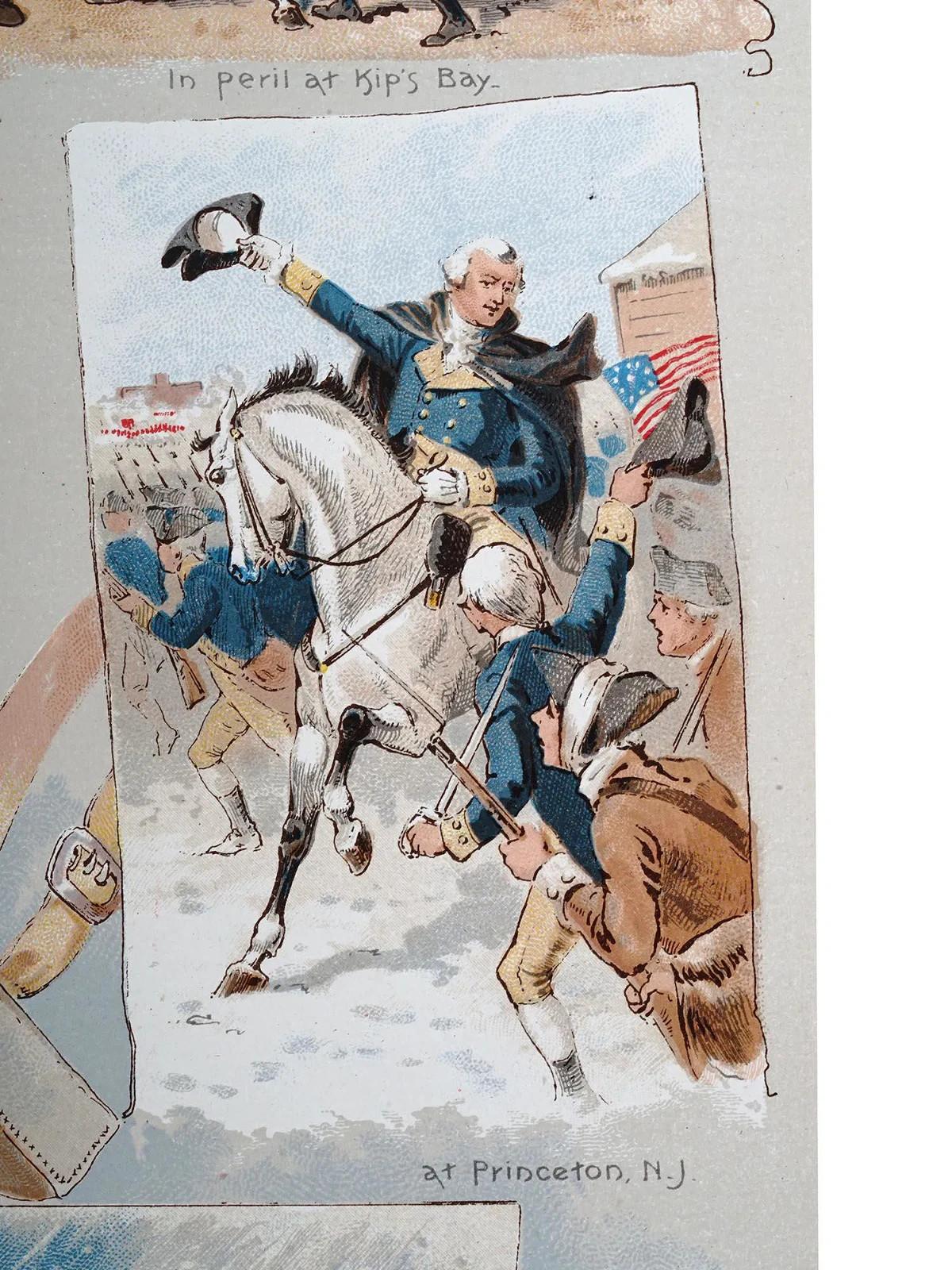 Paper Antique Allen Ginter George Washington print album For Sale
