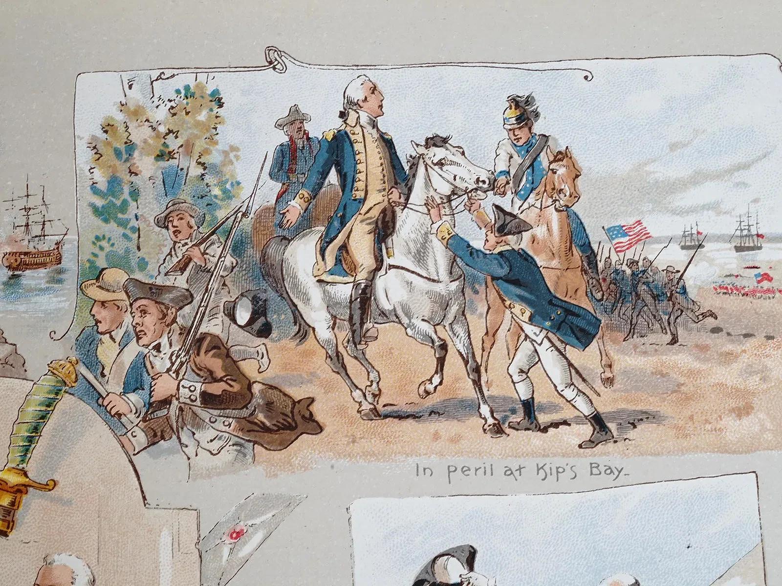 Antique Allen Ginter George Washington print album For Sale 1
