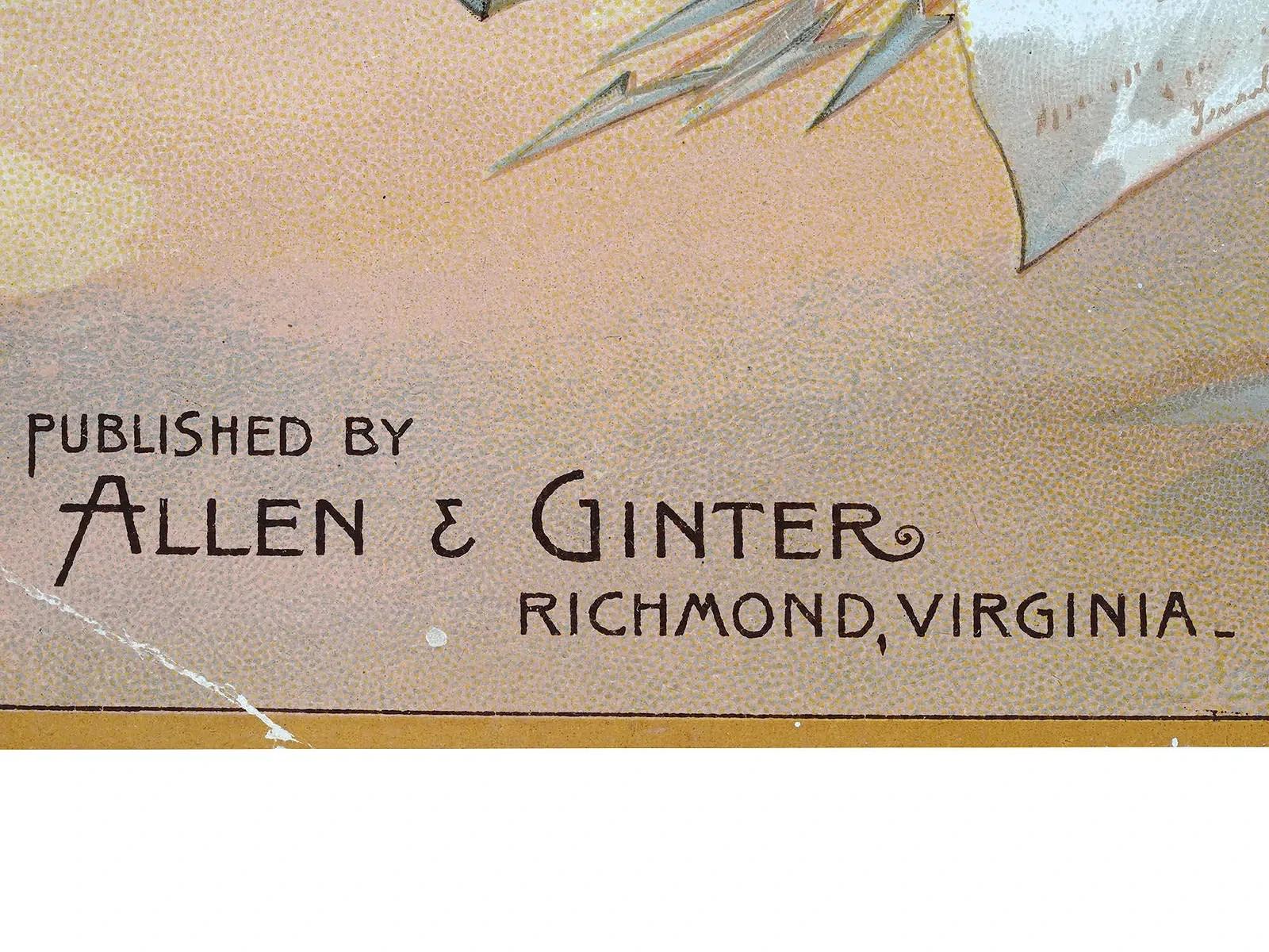 Antique Allen Ginter George Washington print album For Sale 3