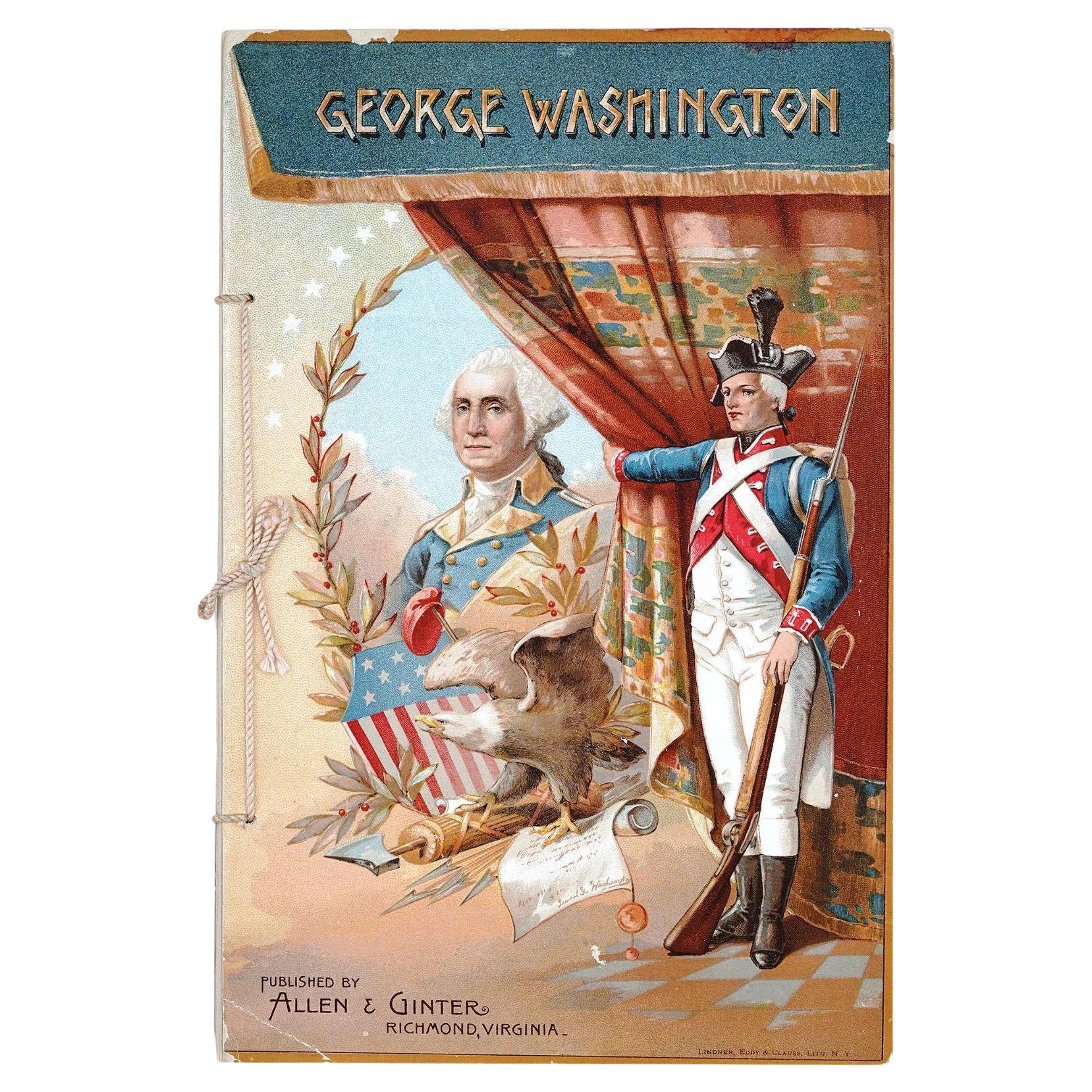 Antique Allen Ginter George Washington print album For Sale