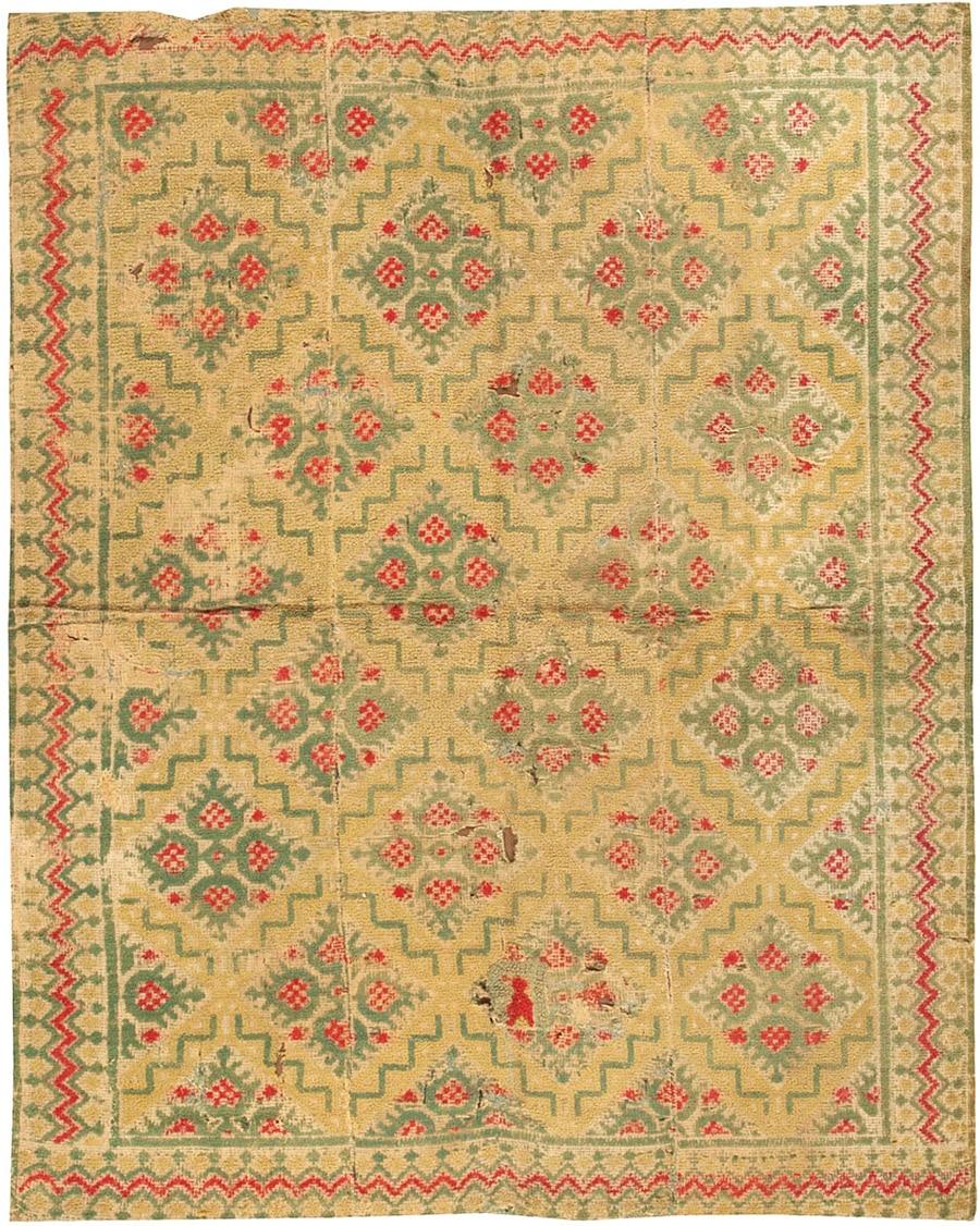 Antique Alpujarra Rug, Country of Origin: Alpujarra, Circa date: Turn of the Century