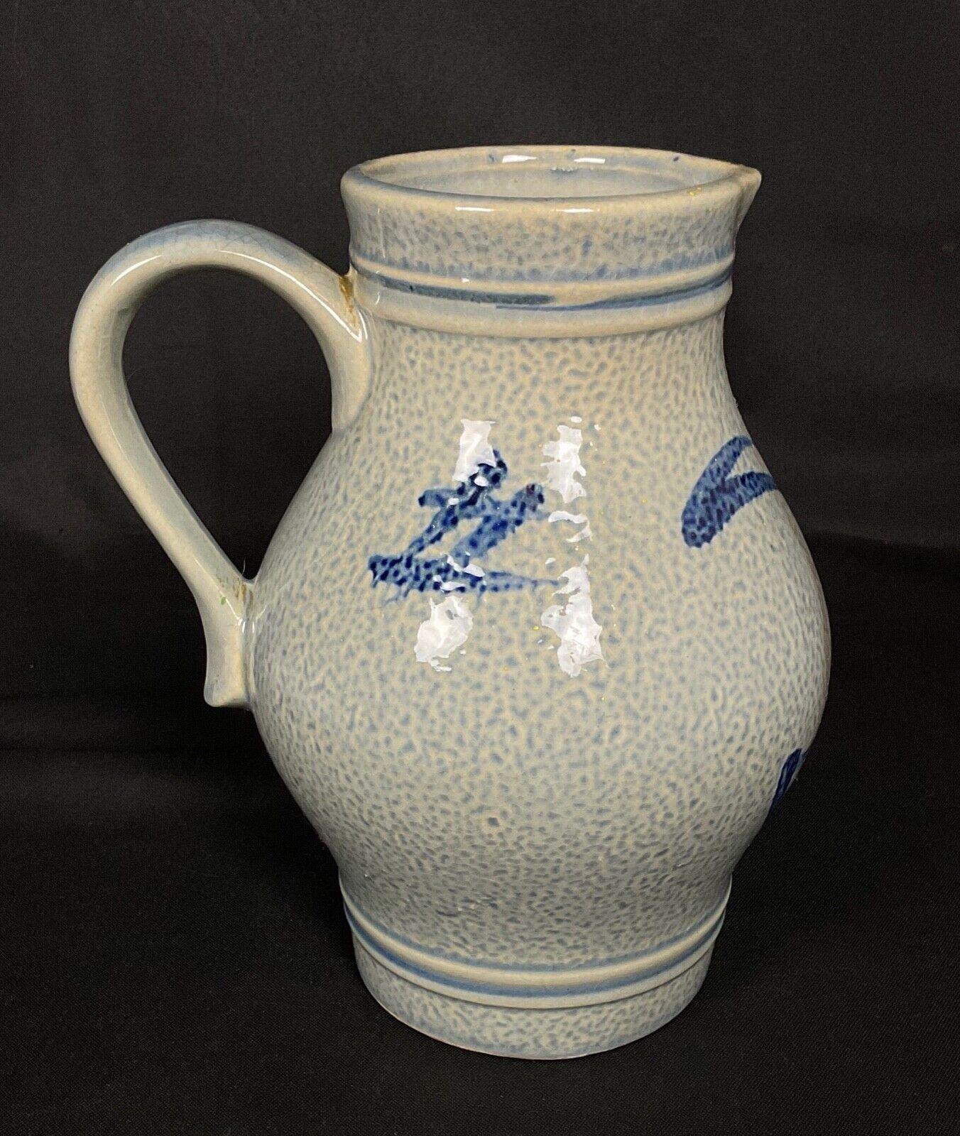 Antica brocca in gres d'Alsazia, XX secolo, 19 cm - 2Y537 in vendita 1