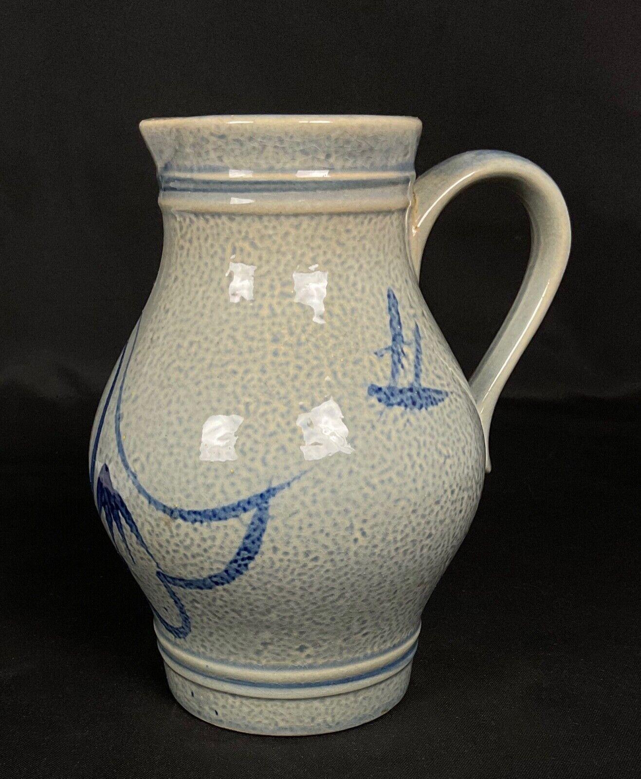 Antica brocca in gres d'Alsazia, XX secolo, 19 cm - 2Y537 in vendita 5