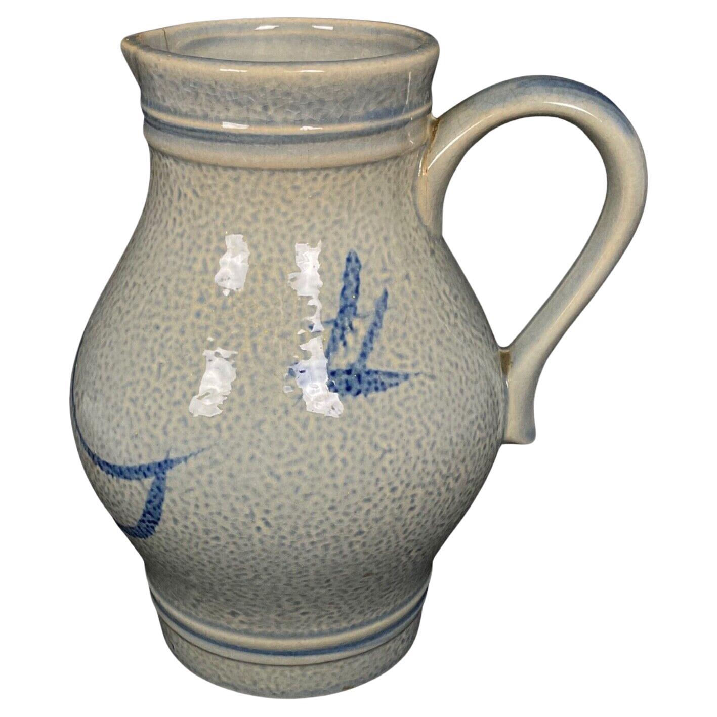Antique Alsace Stoneware Pitcher, 20th Century, 19 cm - 2Y537