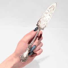 Antique Alvin Mfg. Co. Majestic Pattern Sterling Silver Jelly Cake Server