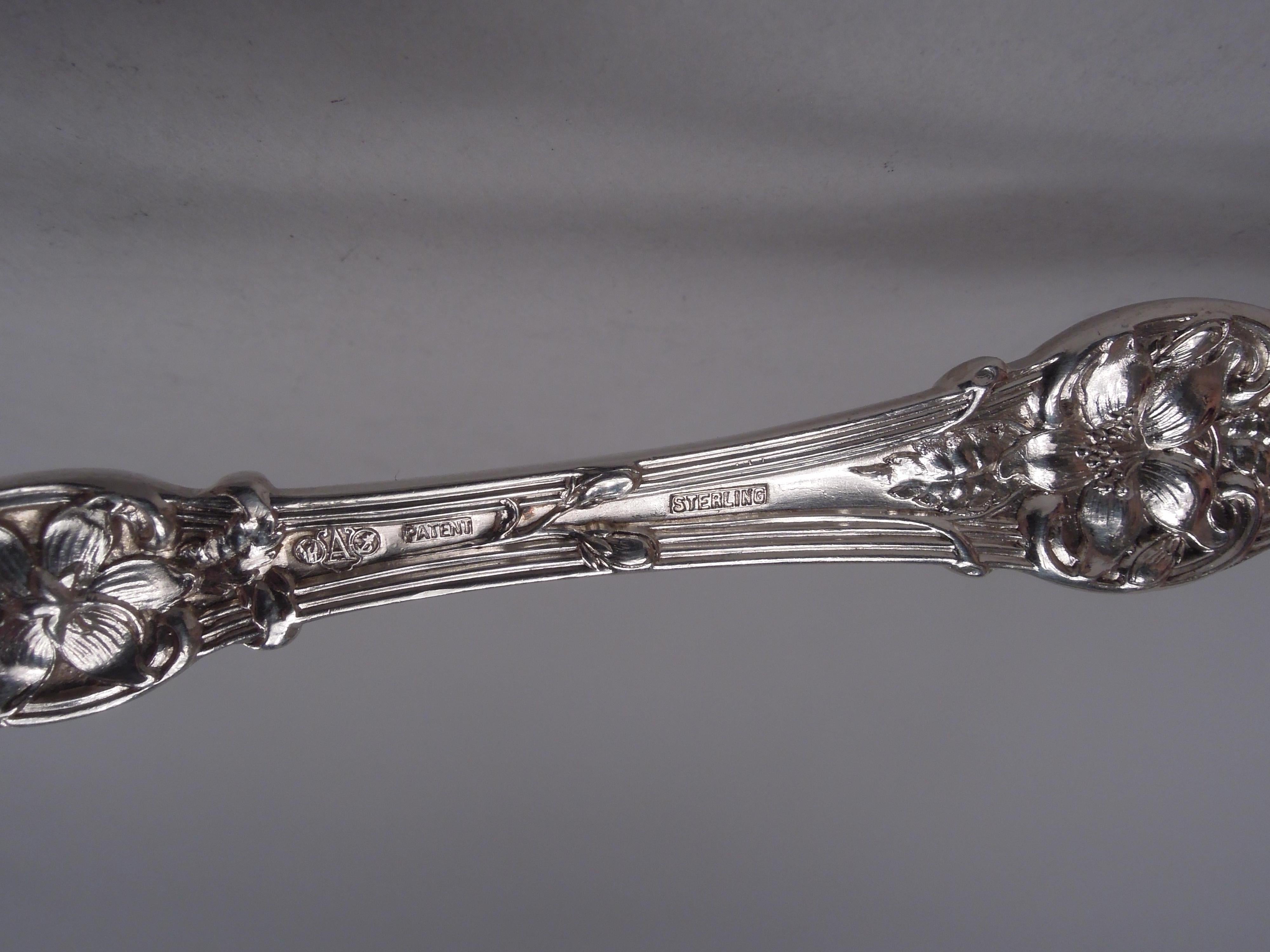 Servidor de Tomates Antiguo Alvin con Diseño Art Nouveau de Azahar Plata esterlina en venta