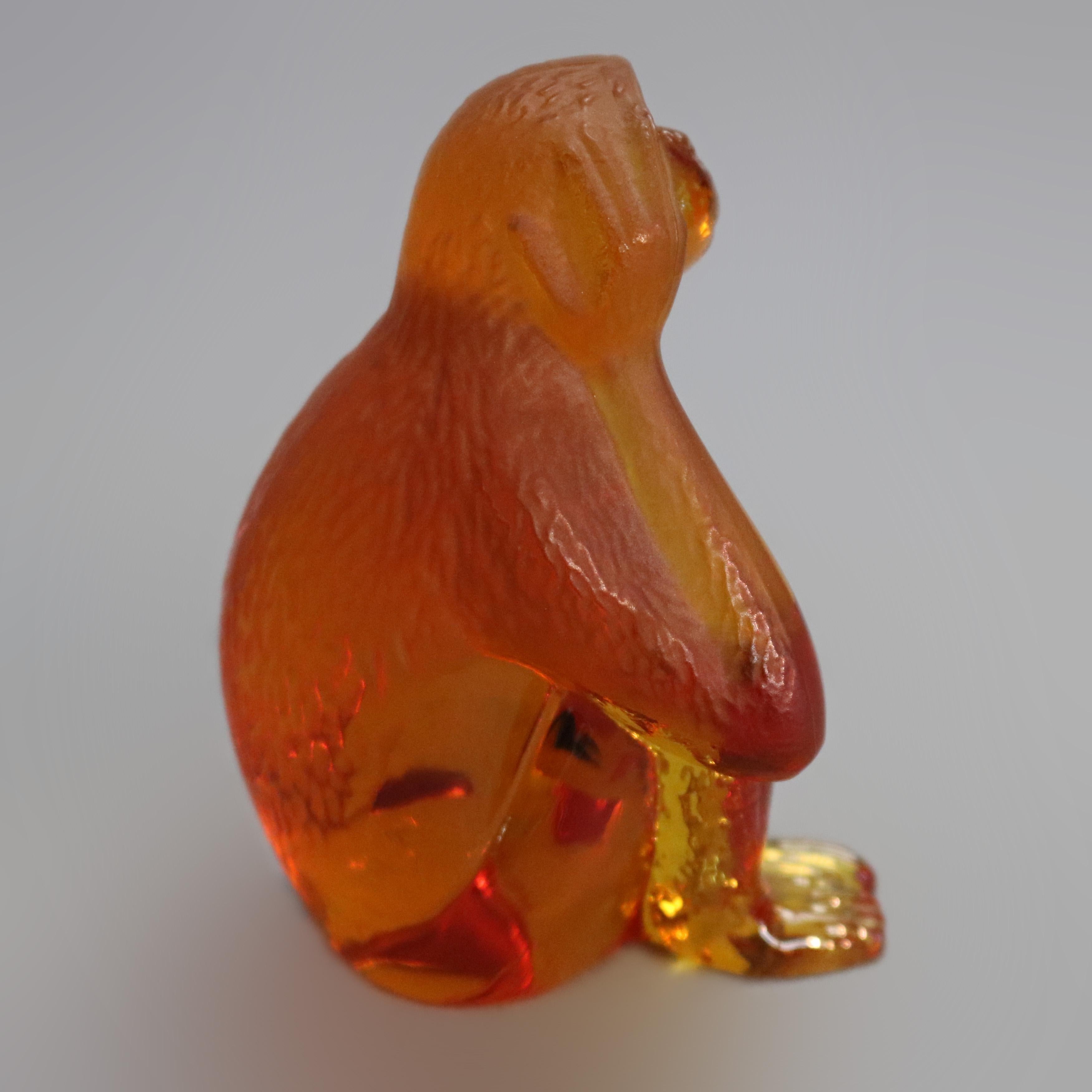 amber bear amulet
