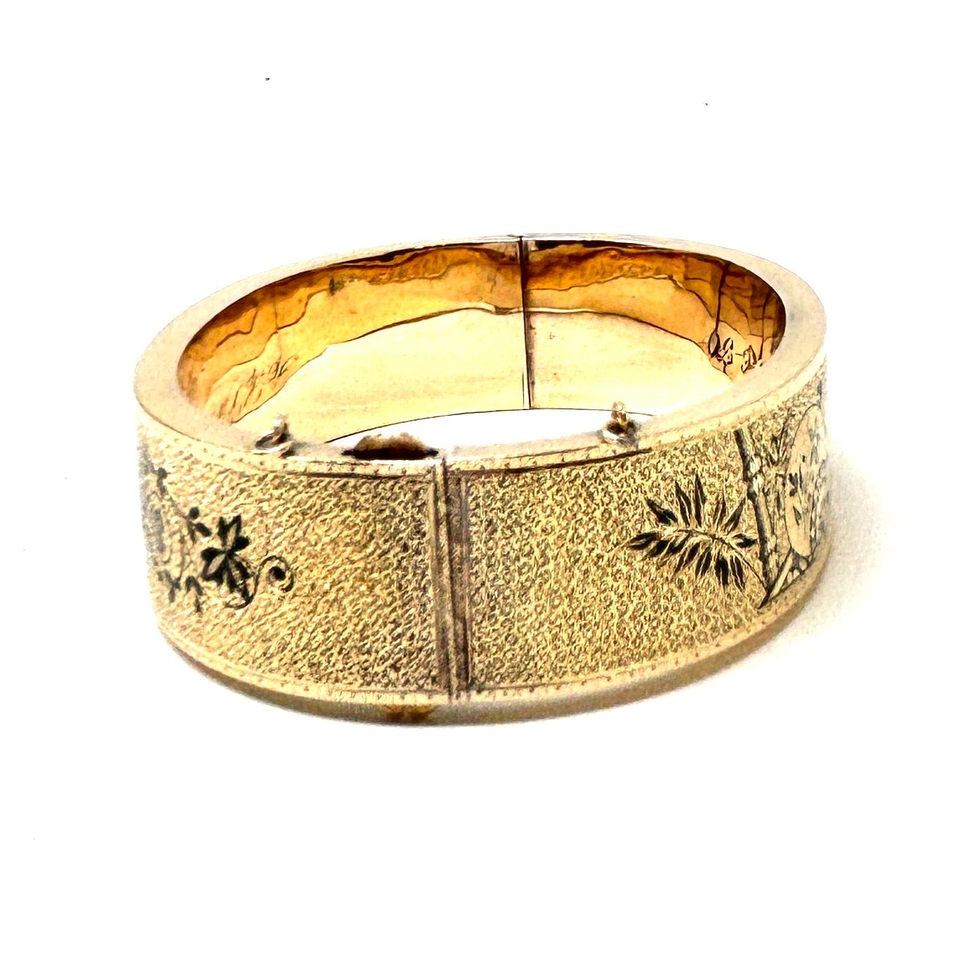 Antike amerikanische 14K Gold und Emaille 