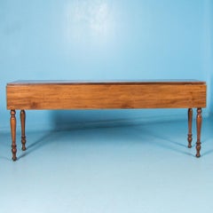 Antique American 19th Century Cherry Drop Leaf Table